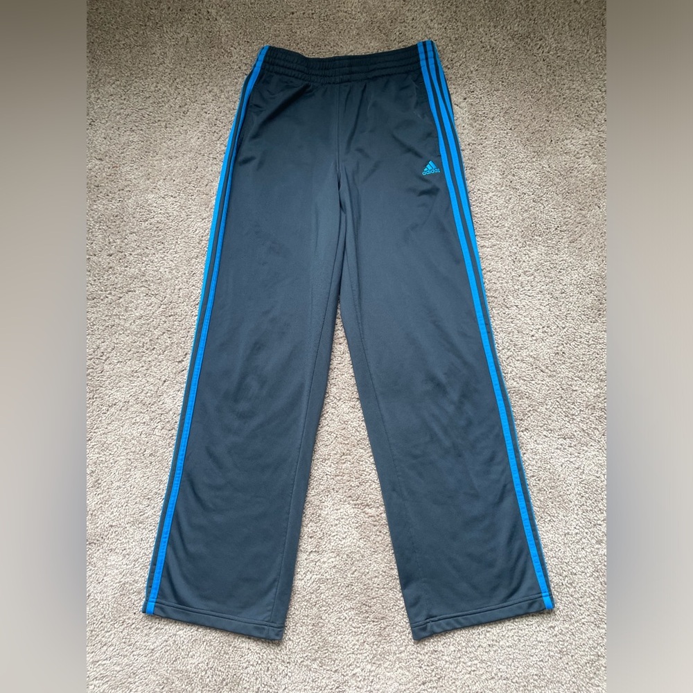 adidas Black and Blue Sweatpants
